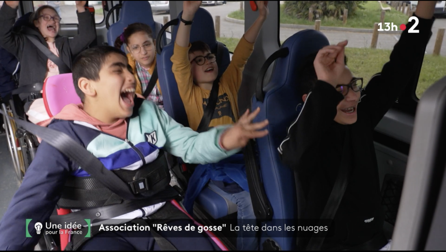 Yassine s'envole avec l'association "Rêves de Gosse" sur France 2